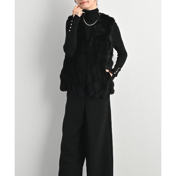 ベスト ジレ レッキスラビット Vネックベスト レディース