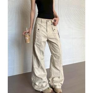 カーゴパンツ 「LAMPOON」フレアカーゴパンツ レディース