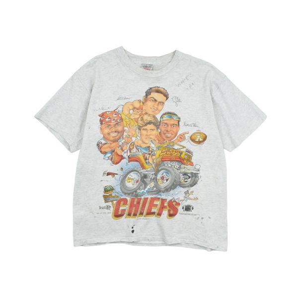 tシャツ 「USED」90’s ONITA “NFL Kansas City Chiefs” フット...