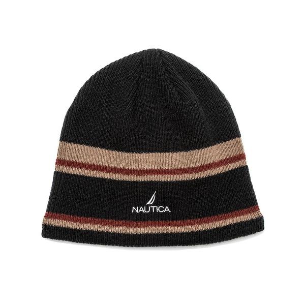 ニット帽 ニットキャップ NAUTICA/ノーティカ ビーニー LINE KNIT BEANIE N...