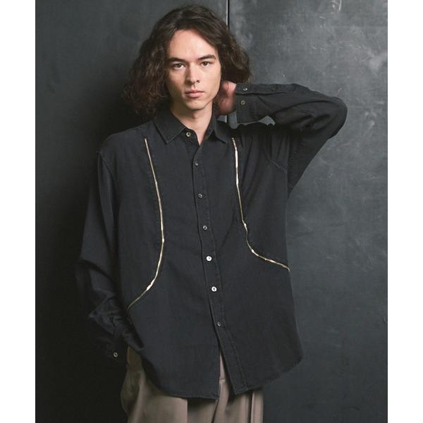 シャツ 「UNISEX」Prime-Over Curved Zip Regular Collar S...