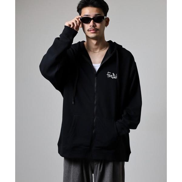 パーカー キングサイズ フレンチブル 裏毛フルジップパーカー unisex メンズ レディース