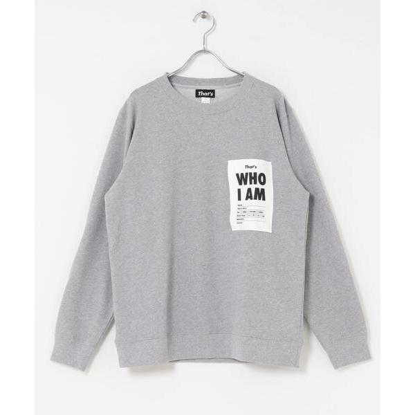 トレーナー スウェット That’s　The Sweatshirt WHO I AM メンズ
