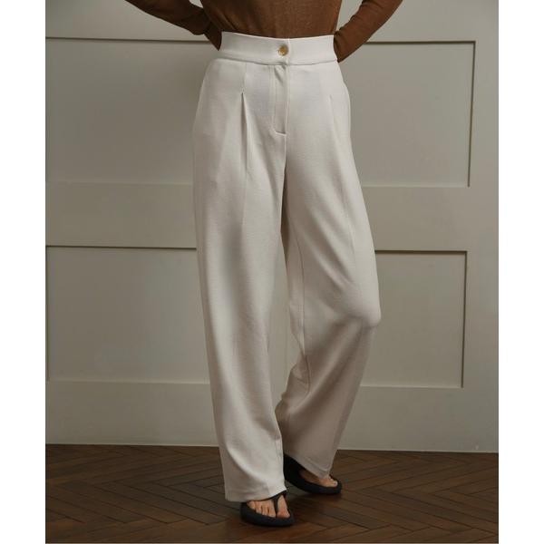 スラックス パンツ rafu stretch straight pants / ラフストレッチストレ...