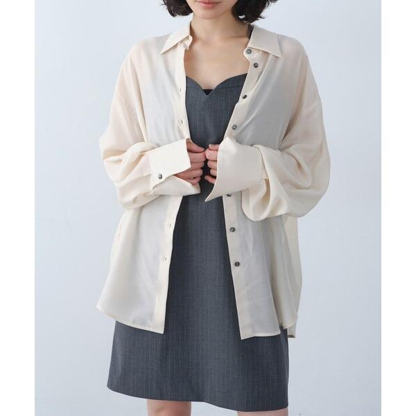 ブラウス シャツ oversize float shirts レディース