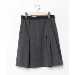 「DKNY DONNA KARAN NEW YORK」 フレアスカート 6 グレー レディース