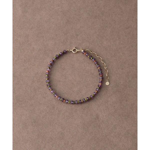 ブレスレット 「インナージャーニー」 K10YG スピネル/ユナカイト ブレスレット レディース