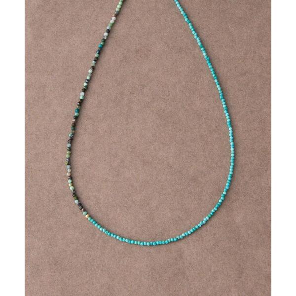 ネックレス 「インナージャーニー」 K10YG K18YG ターコイズ/マルチストーン チョーカー ...