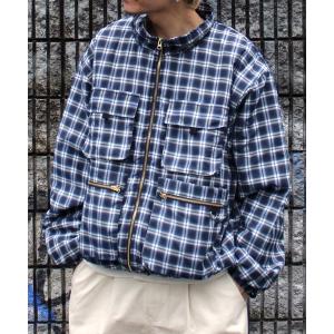 コート ジャケット INTODUSK / イントゥダスク PLAID PADDED JACKET メンズ