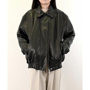コート アウター グロッシーワッシャーヴィンテージジャケット レディース