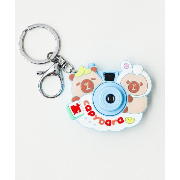 キーホルダー WEGO/カラフルカピバラトイカメラキーホルダー