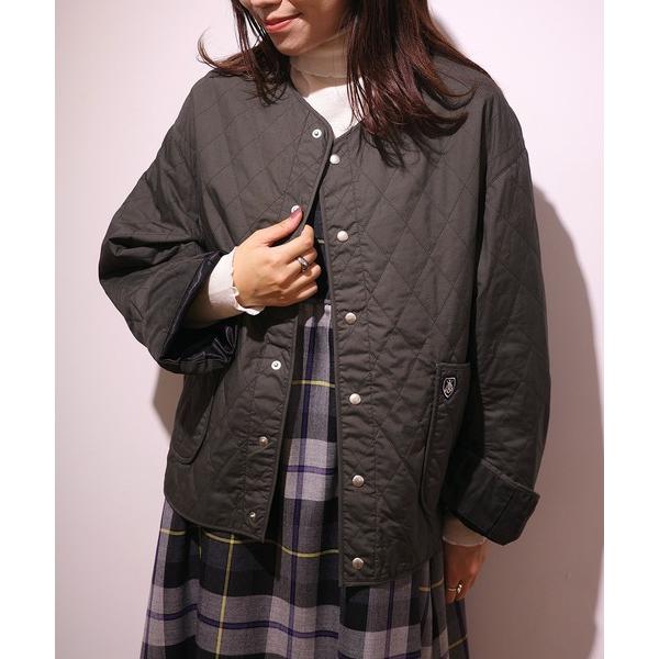 ジャケット ノーカラージャケット ORCIVAL | ノーカラー キルティングジャケット WOMEN...