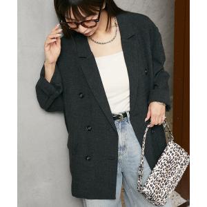 ジャケット テーラードジャケット PUBLUX/パブリュクス ダブルブレスト テーラードジャケット　限定展開 レディース