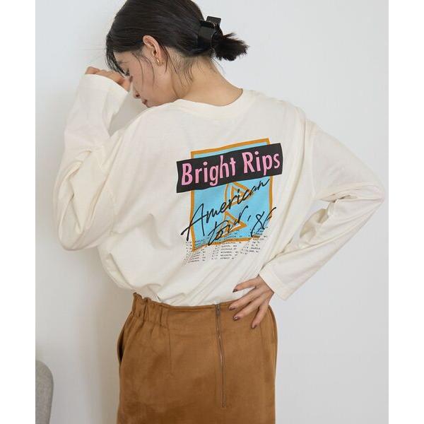 tシャツ Bright RipsロングTシャツ レディース
