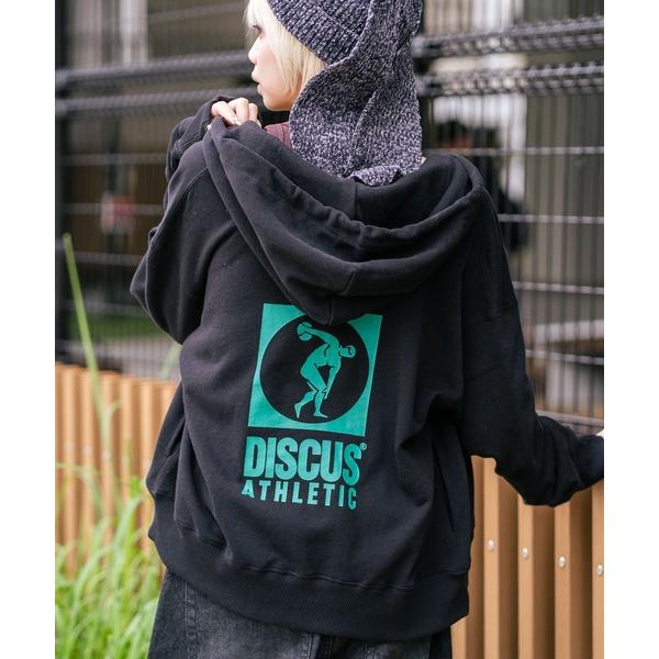 パーカー 「DISCUS/ディスカス」裏毛 アイコニック フルジップパーカー レディース