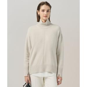 ニット セーター ソフトカシミヤミックス ハイネックニット レディース