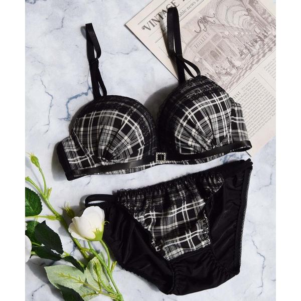 ブラジャー ショーツセット 「美谷間＆丸胸を叶える！ナチュ盛りメイクブラ♪」上下セット/A~D/ガー...