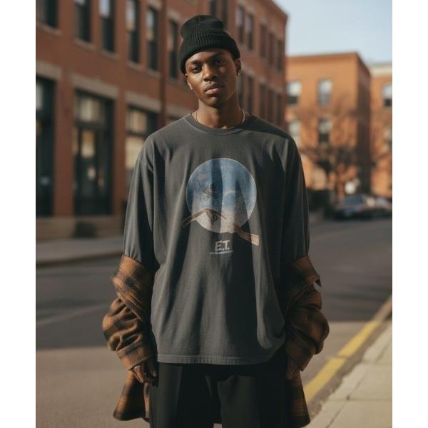 tシャツ UNIVERSAL ピグメントロングスリーブTシャツ レディース メンズ