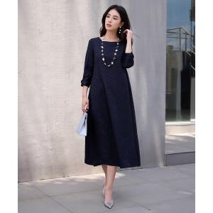 ドレス パーティードレス ワンピース 大きいサイズ 膝下丈 袖あり 七分袖 レース柄 フォーマルドレス 袖リボン レースワンピース リボン付き 裏地あ｜ZOZOTOWN Yahoo!店