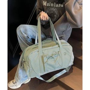 ボストンバッグ ボストンバッグ 旅行 リボン ショルダー キャリーオン ボストン レディース