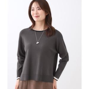 ニット セーター 「WEB先行カラーあり／着回しやすい／セットアップ可」ゆったりフォルムニット レディース