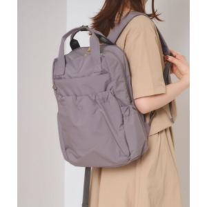 デイバック リュック 「A4／11ポケット」ふんわり軽量撥水リュック レディース