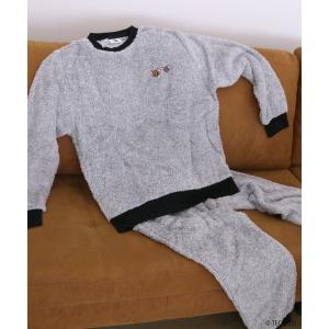 パジャマ ルームウェア 「公式」トムとジェリー　ボアフリースセットアップ レディース