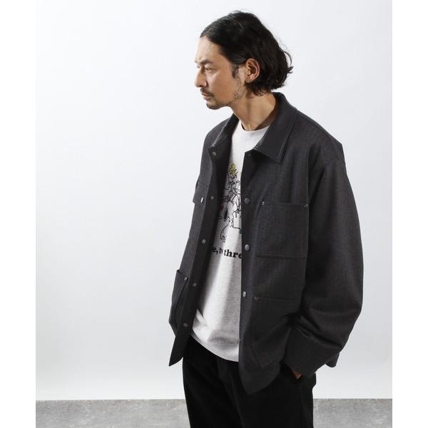 ブルゾン アウター ツイードライクハンティングブルゾン メンズ