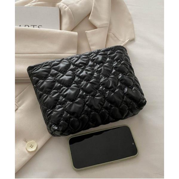 ポーチ F＆D : キルトハートポーチ レディース