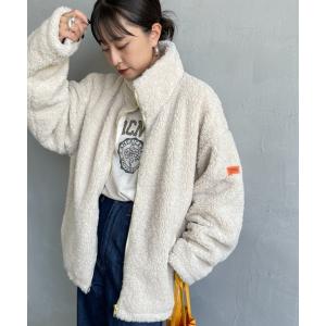 ブルゾン アウター 「UNIVERSAL OVERALL/ユニバーサルオーバーオール」 別注 カールボアブルゾン レディース