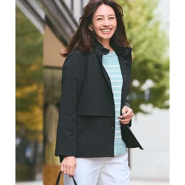 ブルゾン アウター 「すっきり見え／フード取り外し可／通勤におすすめ」ライティアウター レディース