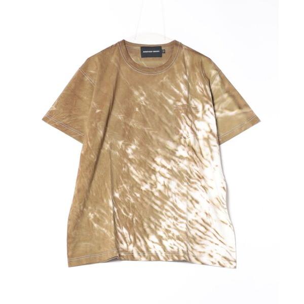 tシャツ 「HIROYUKI OBARA」USコットンTシャツ 絞りムラ染加工 メンズ レディース