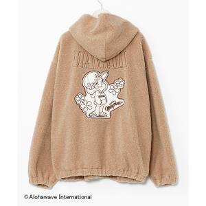 コート アウター 「Kahiko」ALOHA MAPUA カラヘオ ボアフードジャケット レディース