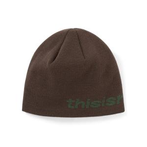 ニット帽 ニットキャップ SP-Logo No Cuff Beanie メンズ レディース