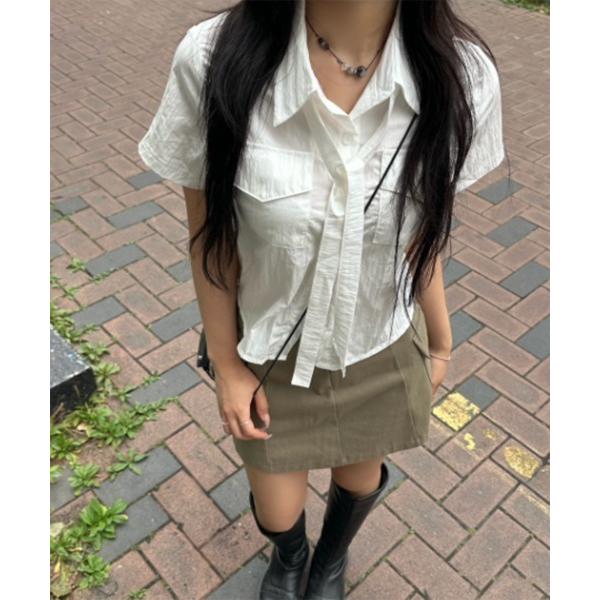 「by muni:r」 半袖シャツ FREE ホワイト レディース