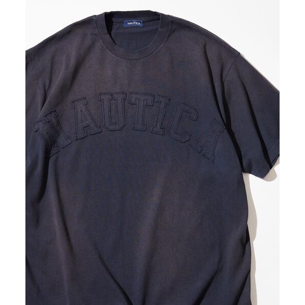 「NAUTICA」 半袖Tシャツ X-LARGE ネイビー メンズ