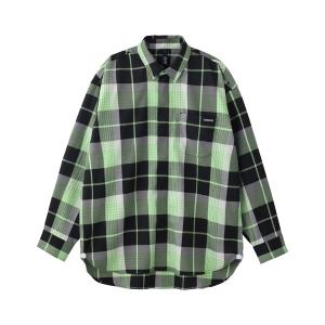 「SILAS」 長袖シャツ L グリーン メンズ
