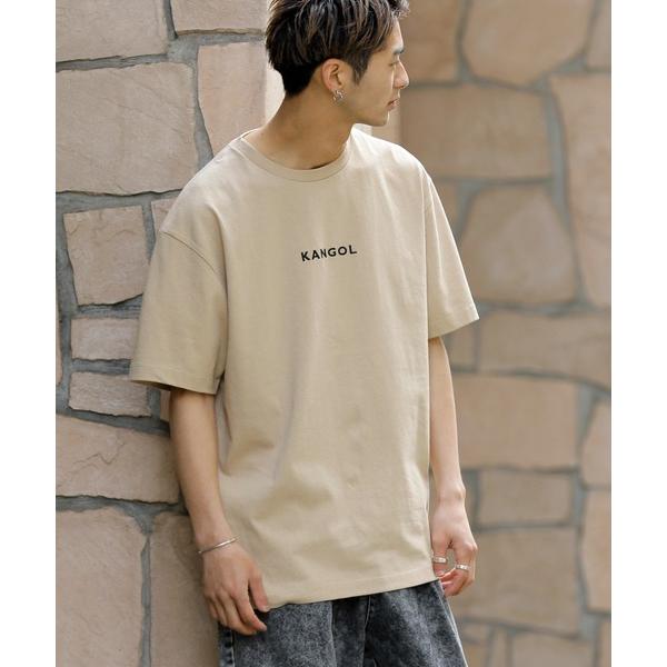 「KANGOL」 半袖Tシャツ 50 ベージュ メンズ