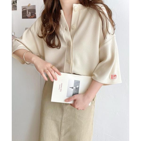 「Java」 カーディガン X-LARGE ベージュ レディース