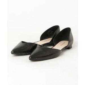 「NINE WEST」 フラットサンダル 23cm ブラック レディース