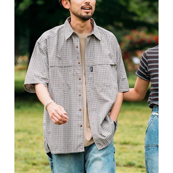「Foxfire」 半袖シャツ MEDIUM グレー メンズ