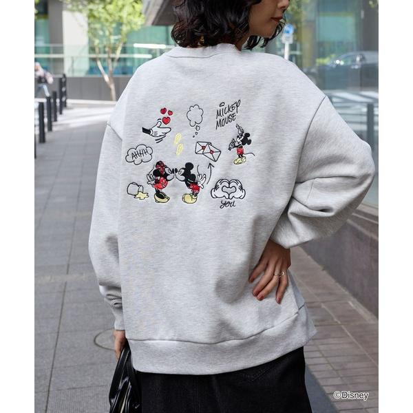 トレーナー スウェット 「Disney」別注 Mickey＆Minnie ミッキー＆ミニー/グラフィ...