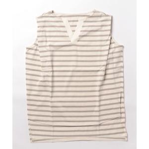 「INED CLARO」 ノースリーブトップス フリー ベージュ レディース