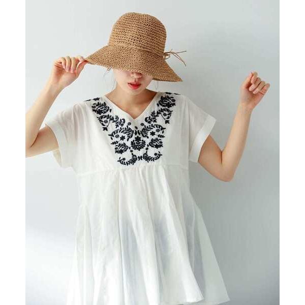 「URBAN RESEARCH Sonny Label」 半袖チュニック FREE オフホワイト レ...