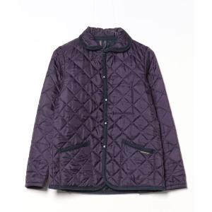 「LAVENHAM」 キルティングジャケット - パープル レディース