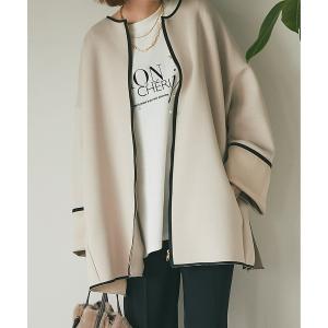 「un dix cors」 ノーカラーコート FREE ライトベージュ レディース