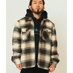 ブルゾン アウター BIG MIKE ビックマイク / 25秋冬新作 起毛チェック 裏キルティング ジャケット //// 102546400 メンズ