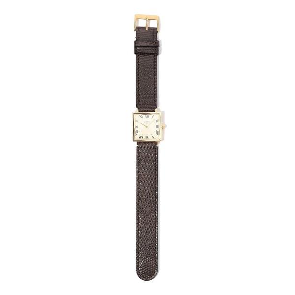 腕時計 「別注」VAGUE WATCH Carre Piece リザードベルト クォーツウォッチ メ...