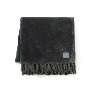 ベッド 寝具 ゴーディス なめらか スロー（ひざ掛け） 1500×800 ダークグレー