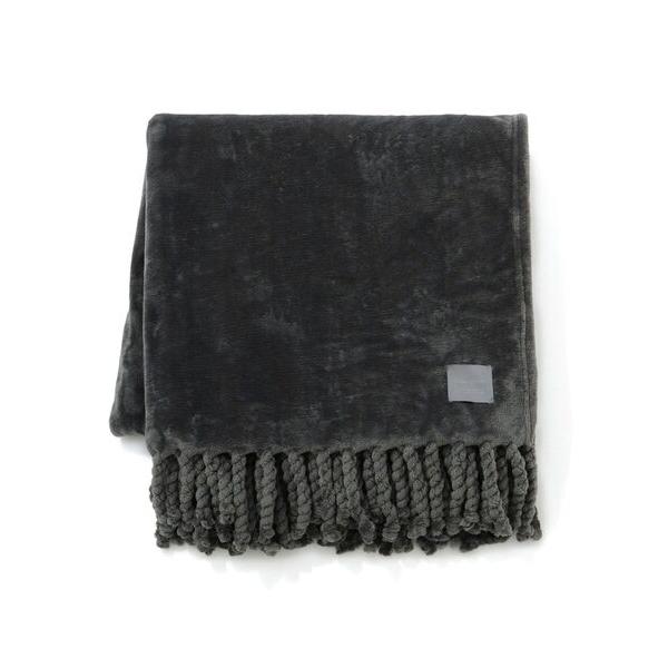 ベッド 寝具 ゴーディス なめらか スロー（ひざ掛け） 1700×1300 ダークグレー